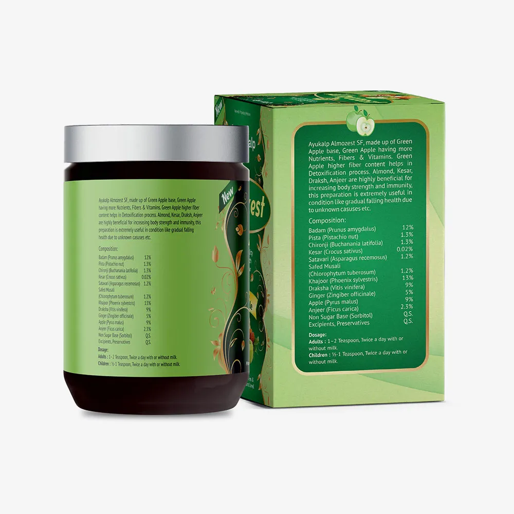 Ayukalp Ayurveda Almozest SF (Sugar Free) 500 g 2.webp